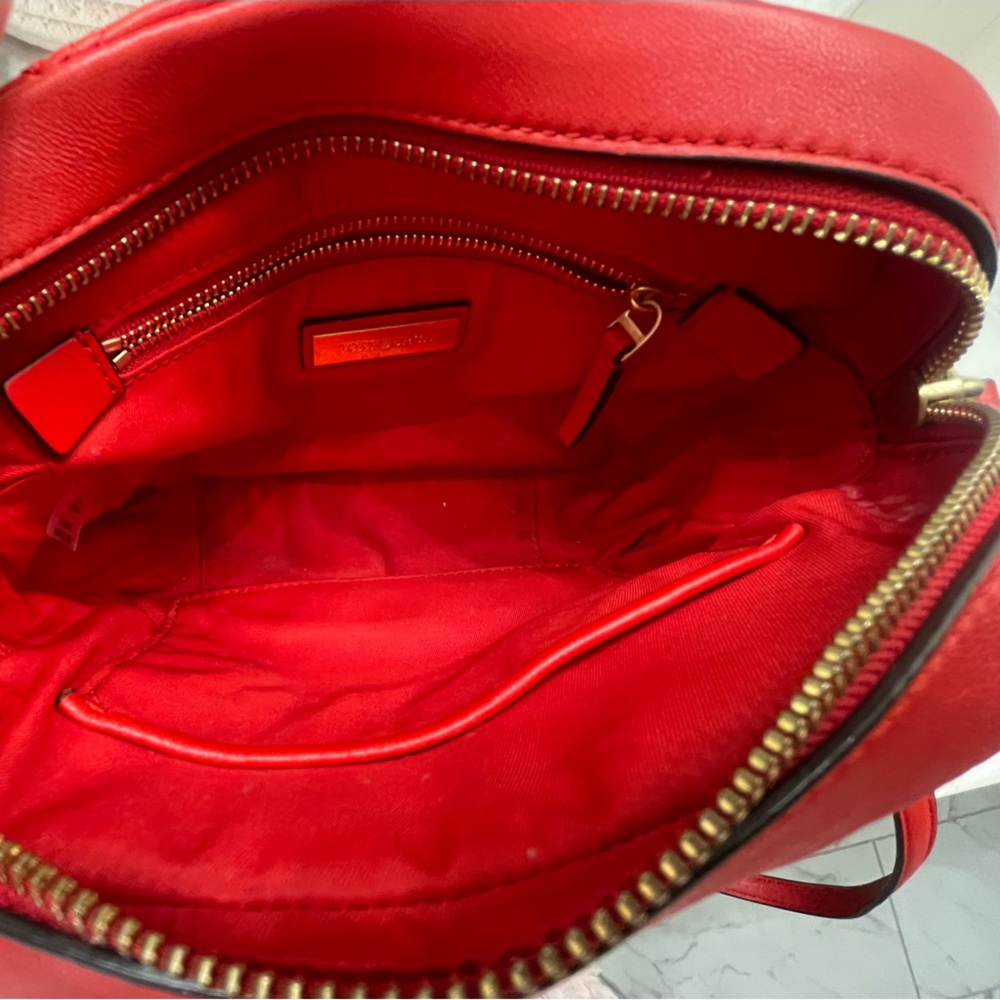 Tory Burch red fleming small Crossbody purse - Picture 11 of 11